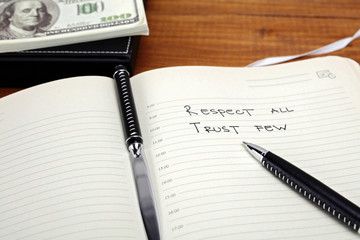 Inspirational quote for business and work motivation. Successful and leadership concept.