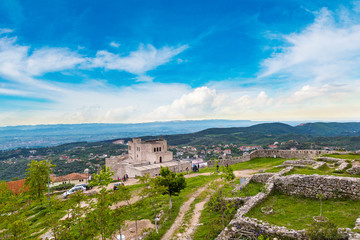 Fototapeta na wymiar Kruja castle in Albania