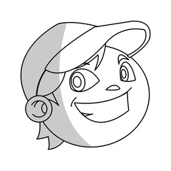 Boy cartoon icon. Kid childhood little and people theme. Isolated design. Vector illustration