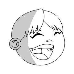 Boy cartoon icon. Kid childhood little and people theme. Isolated design. Vector illustration