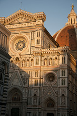 Fototapeta na wymiar Basilica al tramonto
