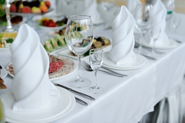 wedding banquet in restaurant