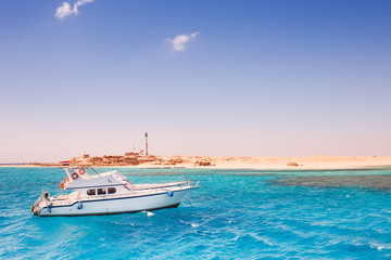 Fototapeta na wymiar paradise island in Red Sea
