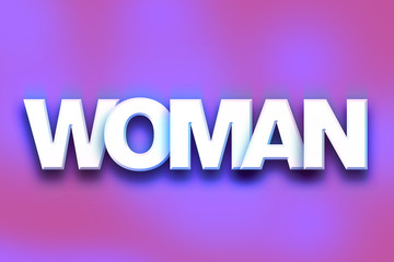 Woman Concept Colorful Word Art