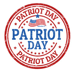 Patriot Day sign or stamp