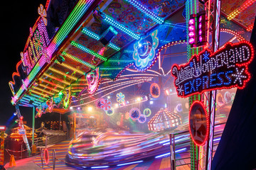 Christmas fair in Hyde park in 2016