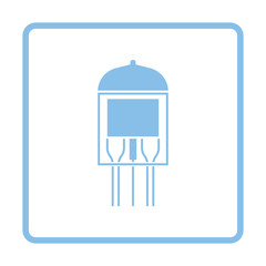 Electronic vacuum tube icon