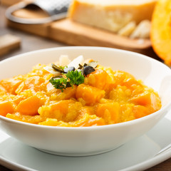 Risotto mit Hokkaido - risotto with hokkaido