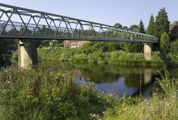 Obraz premium river severn arley shropshire