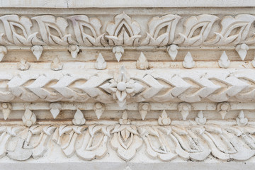 stucco wall thailand.