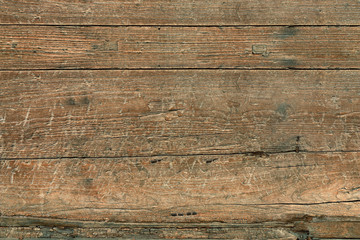 old rough wood background, wood table top view