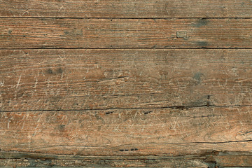 old rough wood background, wood table top view