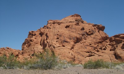 Sandstone formation, Lake Mead National Recreation Area