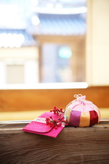 happy new year image of Korea,lucky bag,신년,복주머니,선물