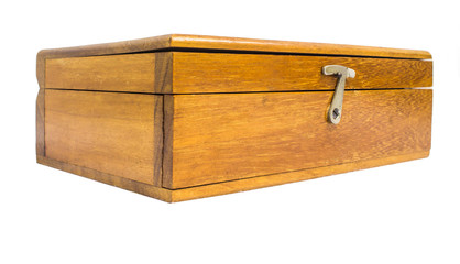 wooden casket