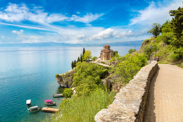Jovan Kaneo church in Ohrid, Macedonia - obrazy, fototapety, plakaty