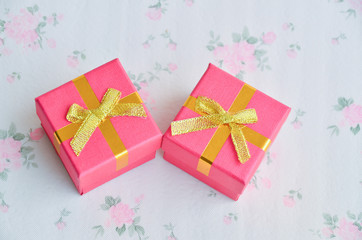 A box of jewelry in the New Year.
