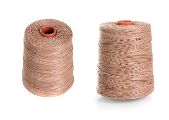 brown waxed thread