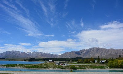 Milford sound, Tekapu lake, landscape views.