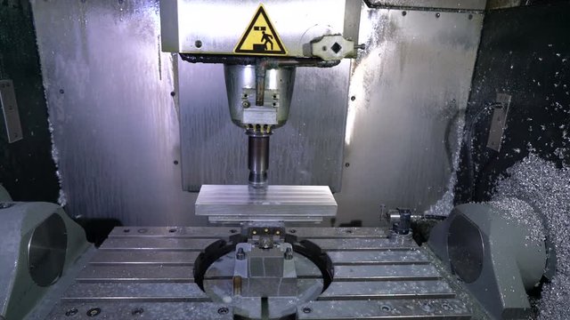 Metalworking CNC milling machine.