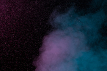 Blue violet water vapor
