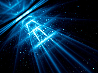 Naklejka premium Jasne tło zamazane pole - generowany cyfrowo obraz