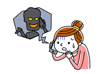 電話：詐欺、犯罪の手口

