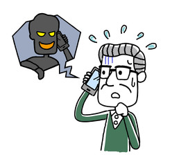 電話：詐欺、犯罪の手口

