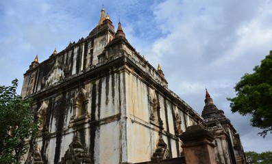 Naklejka na ściany i meble Old pagoda,landscape views,temple.