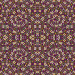 abstract colorful seamless pattern kaleidoscope made from  circu