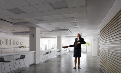 Fototapeta premium Her recipe of success