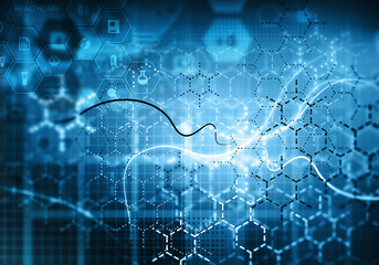 Medical abstract background