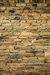 Background of old brick wall texture