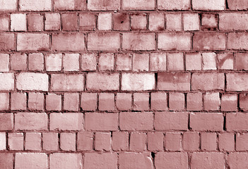 Old red toned brick wall texture