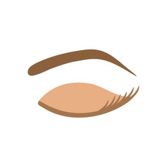 woman eye closeup icon vector illustration graphic design