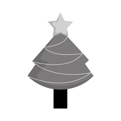 xmas pine tree icon vector illustration graphic design