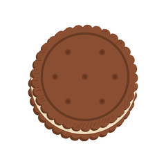 delicious cookie Cartoon icon vector illustration graphic design