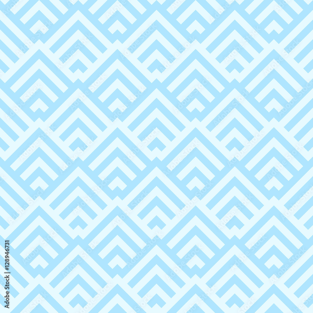 Poster pattern stripe seamless sweet blue two tone colors. chevron stripe abstract background vector.