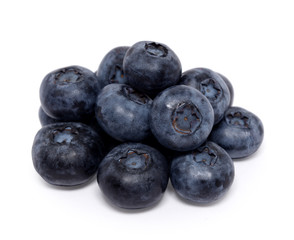 Blueberry isolated on white background