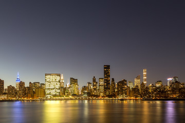 Fototapeta na wymiar Midtown Manhattan skyline view