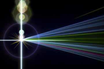 Obraz premium LED spotlight Gradient blur of light texture background