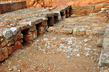 Überreste des Zeus-Tempels bei den Banias