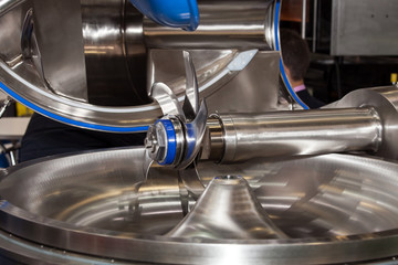 Industrial mixer in food industry