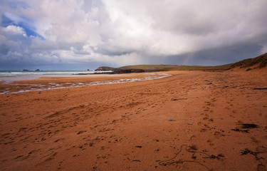Cornish beach.