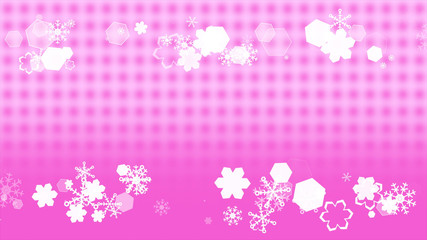 雪結晶スクロール ループ
