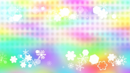 雪結晶スクロール ループ