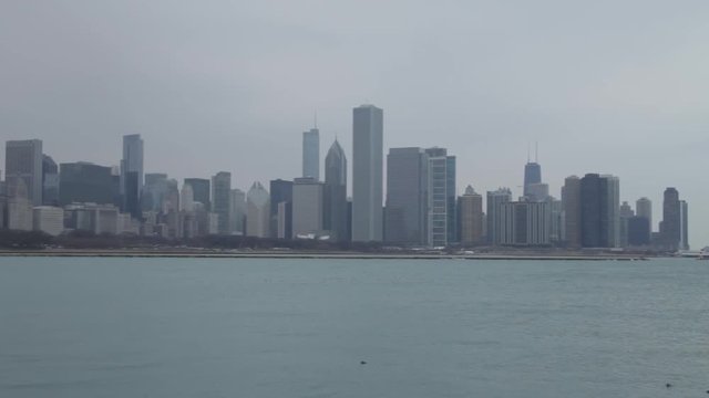 Chicago Skyline Pan Navy Pier Shedd Aquarium 1.mov