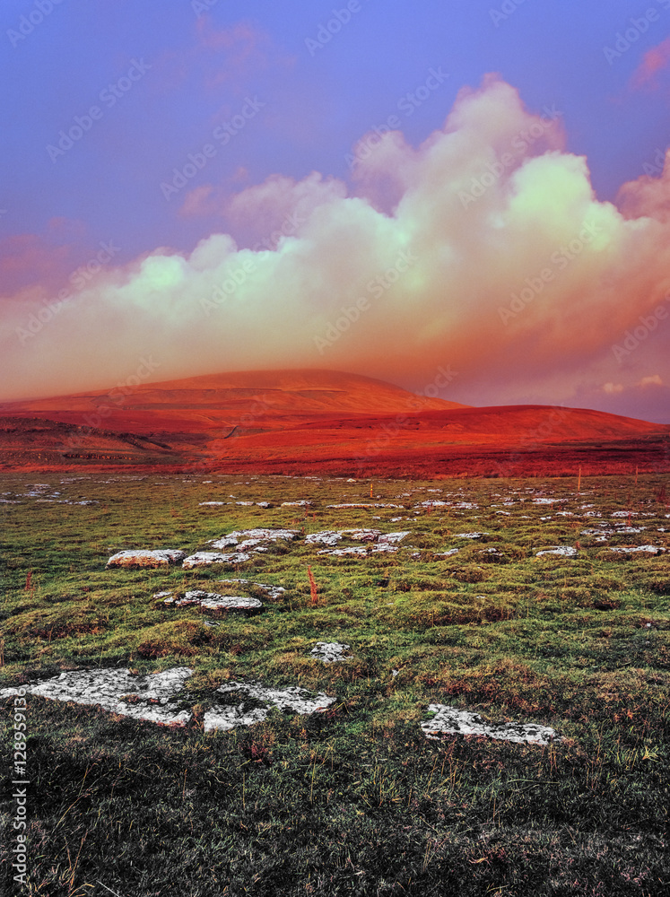 Wall mural yorkshire dales national park uk