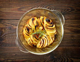 bowl of roasted potatoes
