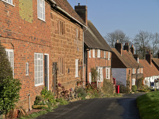 Fototapeta na wymiar cottage house english village uk
